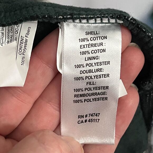 Red Head Men's Plaid Shirt Jacket Shacket Size L Fleece Lined Green - Picture 7 of 8